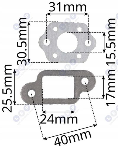 GAŹNIK DO piły pilarki STIHL 023 025 MS230 MS250 uszczelki zestaw na Arena.pl