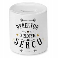 Dla Dyrektora Skarbonka Na Urodziny Na Prezent Z Nadrukiem Ze Zdjęciem