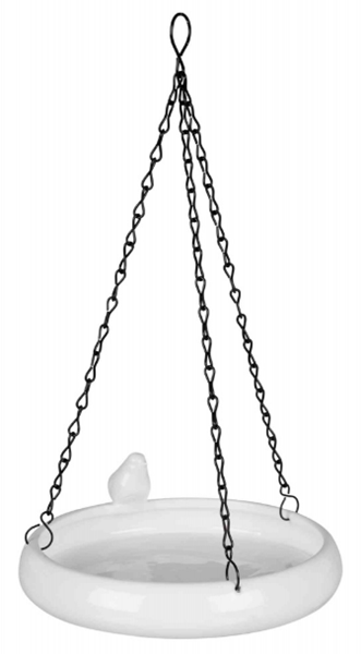 TRIXIE ceramiczna miska na wodę karmę poidło ptaków papug ogrodu taras 21cm zdjęcie 1