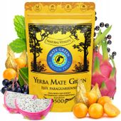 Yerba Mate Green Dragon Fruit Smoczy Owoc Wilkakora Wiśnia Miechunka 0,5kg