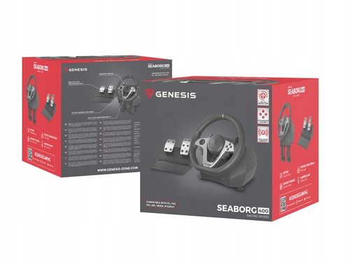 Kierownica GENESIS Seaborg 400 PC/PS3/PS4/XONE/X360/XSX na Arena.pl