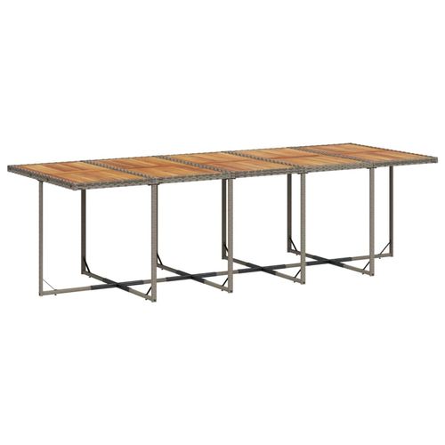 15-cz. zestaw mebli ogrodowych z poduszkami, szary, rattan PE na Arena.pl