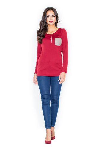 Bluzka M156 Bordo M na Arena.pl
