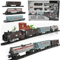 Elektryczna Kolejka Rail King, Parowóz + 3 Wagony