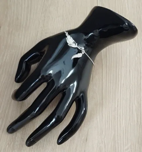 KOMPLET BIŻUTERII SREBRNEJ Z PIÓRKAMI PIÓRKO PIÓRKA srebro 925 pudełko zdjęcie 3