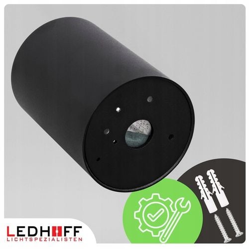 4x Oprawa natynkowa sufitowa LED halogenowa TUBA GU10 Ruchoma czarna na Arena.pl