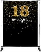 Tło fotograficzne ŚCIANKA foto do zdjęć na imprezę 18 urodziny TANIO
