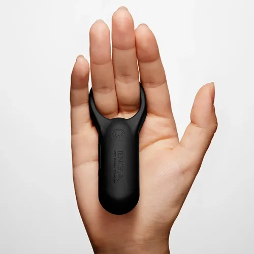 tenga svr smart vibe ring plus black - silikonowy pierścień wibrujący na Arena.pl