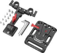 SmallRig 2991 - Płytka do akumulatora V-Mount z regulowanym ramieniem