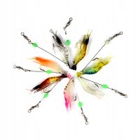 Wobler KREWETKI Przynęta WĘDKARSKA Przywieszka KOMPLET 7szt 8cm 5g