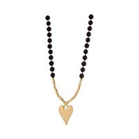 naszyjnik z onyksami i sercem (c24/jes/40au)