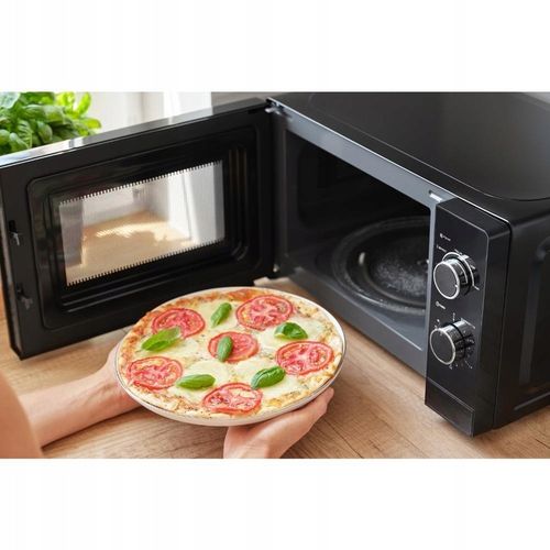 Kuchenka Mikrofalowa Wolnostojąca Mikrofalówka Czarna 700W 20 litrów na Arena.pl