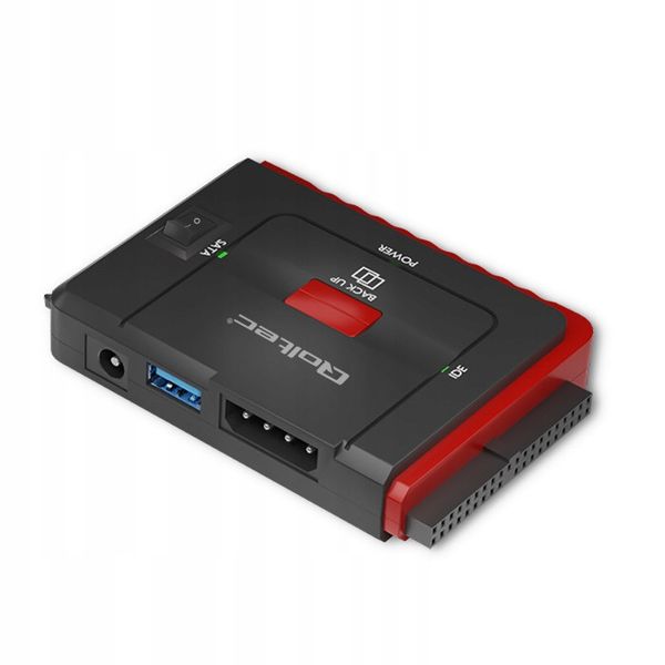 Qoltec Adapter USB 3.0 do IDE SATA III Szybka transmisja danych zdjęcie 11
