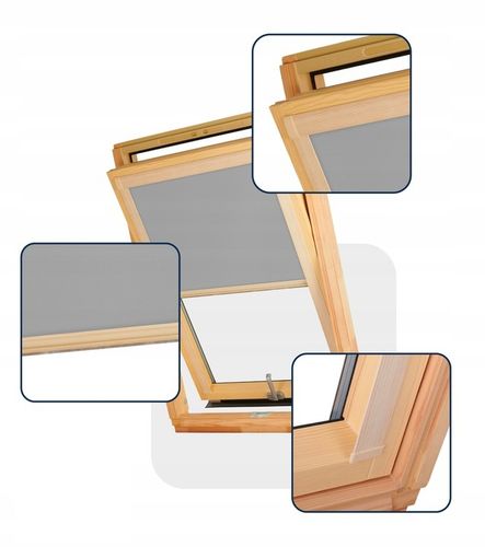 ROLETA DACHOWA TERMO do okien FAKRO VELUX OPTILIGHT 78x140 Termiczna na Arena.pl