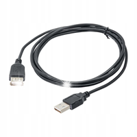 Przedłużacz USB Akyga AK-USB-07 1,8 m czarny