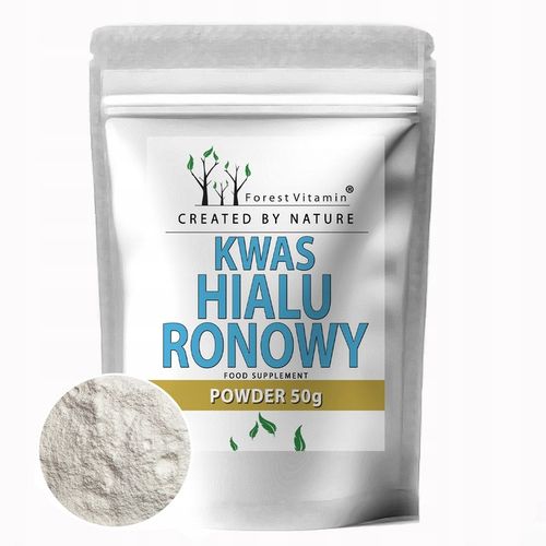 Kwas Hialuronowy W PROSZKU 50g ZDROWE STAWY SKÓRA KOŚCI ZMARSZCZKI na Arena.pl