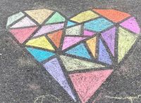 KREDA JUMBO KIDEA 20 szt. (6 NEON) – Kolorowa kreda chodnikowa DUŻA