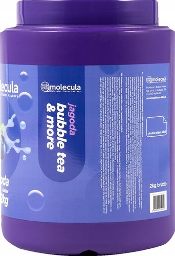 Kulki do Bubble Tea Molekularny Kawior 2 KG JAGODA na Arena.pl