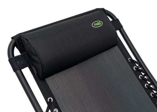 Leżak Ogrodowo Plażowy Czarny na Arena.pl