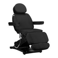 Fotel kosmetyczny elektryczny Sillon Classic 3 silniki czarny