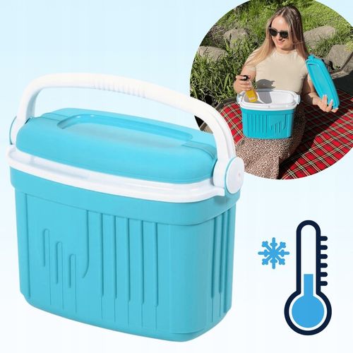 LODÓWKA TURYSTYCZNA 8L na WKŁADY MROŻĄCE do auta piknik WYCIECZKA kemping na Arena.pl