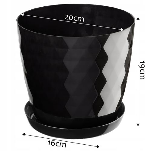 DONICZKA OSŁONKA Z PODSTAWKĄ DONICA 20cm 9X KOLOR na Arena.pl