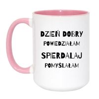 Duży Biało-Różowy 450 ml