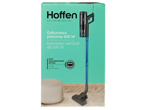 Bezworkowy odkurzacz pionowy Hoffen 500W na Arena.pl