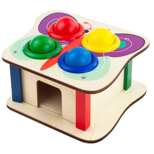 GRA WBIJANKA PRZEBIJANKA WBIJAK DREWNIANY + MŁOTEK na Arena.pl