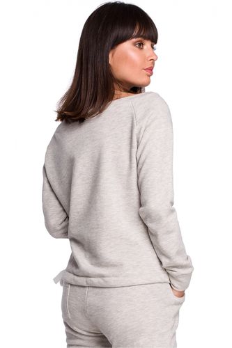 Bluza Damska Model B108 Popiel - BE Szary S na Arena.pl
