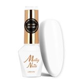 Lakier hybrydowy LED/UV Gel Polish MollyNails Hypnotise White 8g