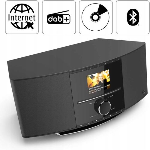 Radio sieciowe DAB+, FM, internetowe Hama DIR3510SCBTX Odtwarzacz CD Czarny na Arena.pl