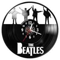 Zegar ścienny z płyty winylowej The Beatles 1259.14