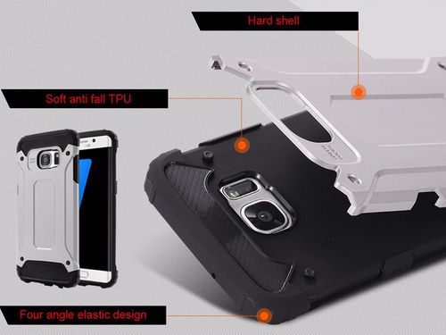 Etui Pancerne Samsung Galaxy S7 Edge Hard Armor Białe na Arena.pl