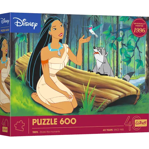 Puzzle 600 Elementów. 40-Lecie. Pocahontas na Arena.pl