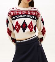 Wełniany sweter Fair Isle Tommy Girl XS