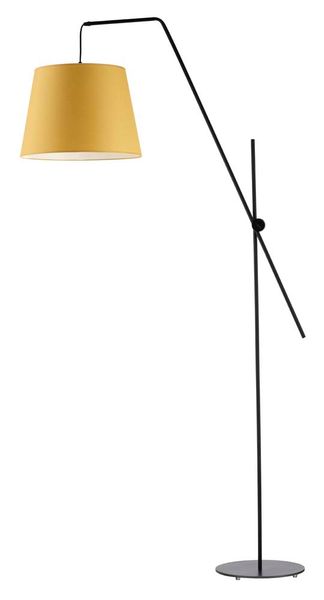 Czarna lampa stojąca na wysięgniku do czytania VIGO zdjęcie 8