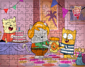 Puzzle tradycyjne Oli i Luna