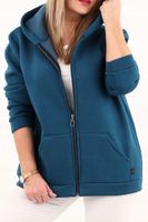 Bluza bawełniana damska oversize ocieplana POLSKI PRODUCENT duże rozmiary