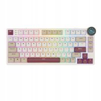 KLAWIATURA MECHANICZNA RK N80 75% RGB Graczy Hot Swap Tri-Mode Brown Switch