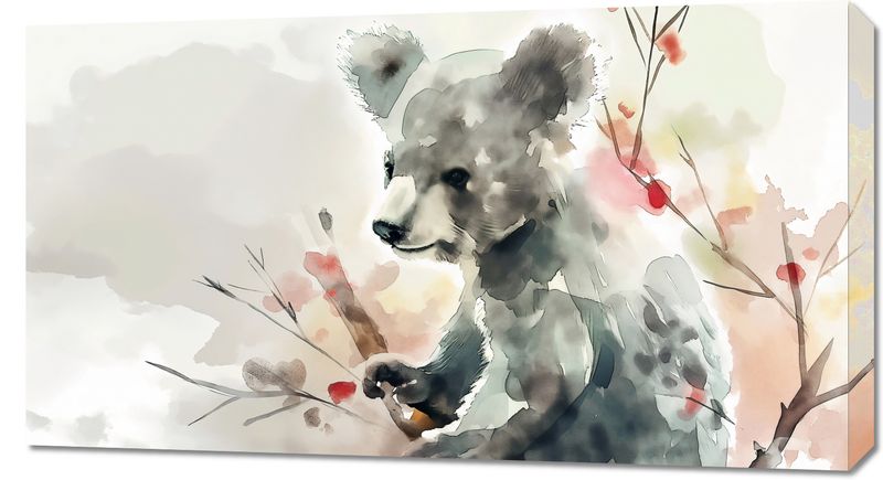 Obraz 90x50cm Akwarelowa Koala zdjęcie 1