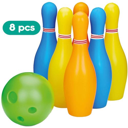 KRĘGLE OGRODOWE GIGANT WYSOKOŚĆ 18,5CM 8 ELEMENTÓW EDDY TOYS na Arena.pl