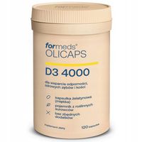 OLICAPS D3 4000 formeds Witamina D3 cholekalcyferol z lanoliny w Oleju MCT