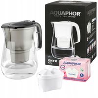 Dzbanek do filtrowania wody Aquaphor Onx czarny z wkładem B25 Mg magnezowy