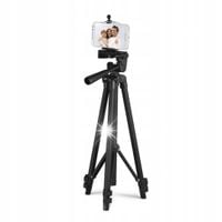 STATYW DO SMARTFONA TRIPOD HAMA STAR 112CM GŁOWICA 3-KIERUNKOWA 1/4 PILOT