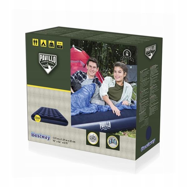 Materac dwuosobowy Bestway 191 x 137 x 22 cm 67002 zdjęcie 1