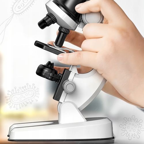 MIKROSKOP DLA DZIECI EDUKACYJNY 1200X +PREPARATY DO MIKROSKOPU ZESTAW 13szt na Arena.pl