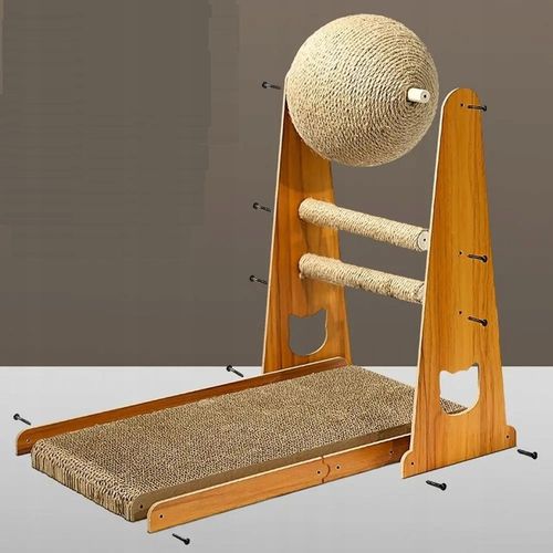 Drapak dla kota zabawka ruchoma kula do drapania 35 x 20 x 39 (F093) na Arena.pl