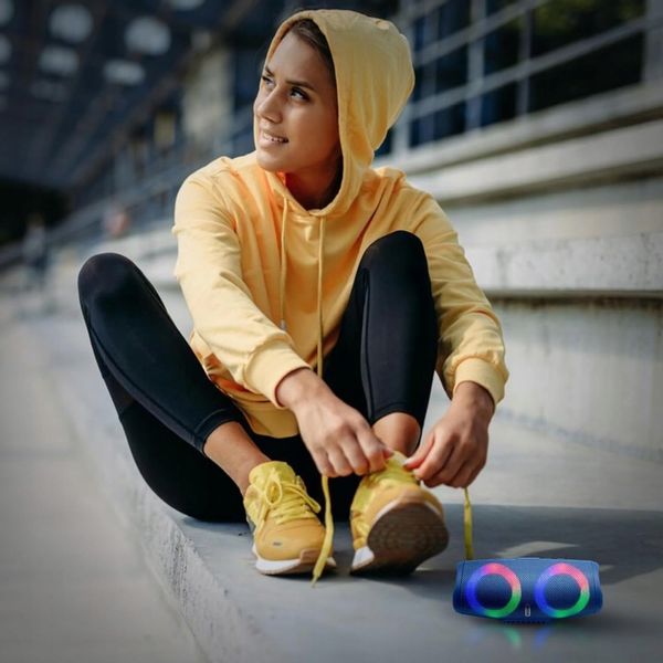 Przenośny Bezprzewodowy Głośnik Bluetooth 5.1 Wejście MicrSD MP3 TWS RADIO zdjęcie 3