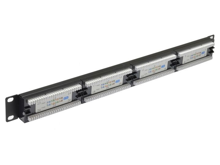 NEKU Patch panel patchpanel RACK 19'' 5e 24p UTP zdjęcie 3